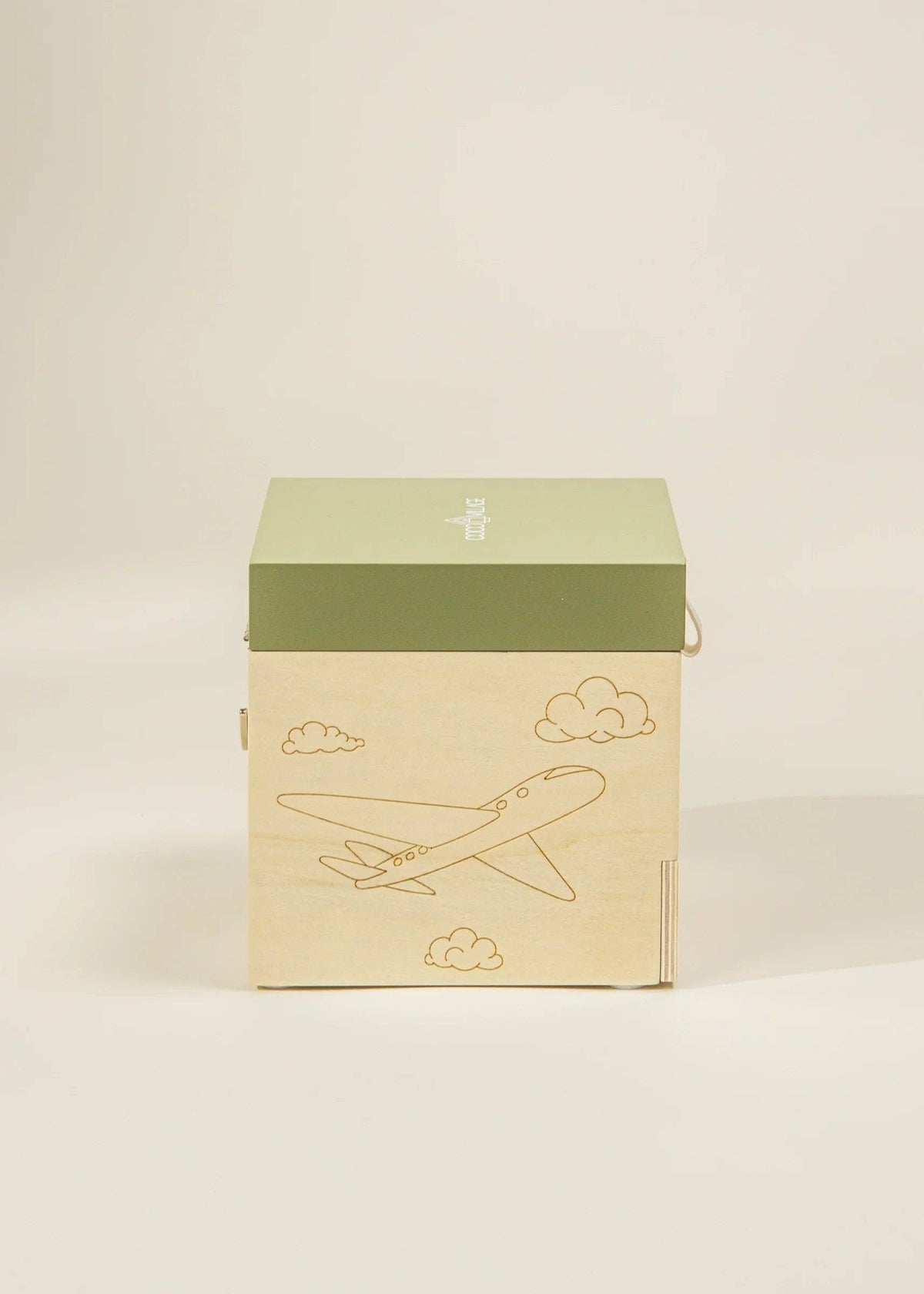 Boîte à musique souvenir en bois - Voyage