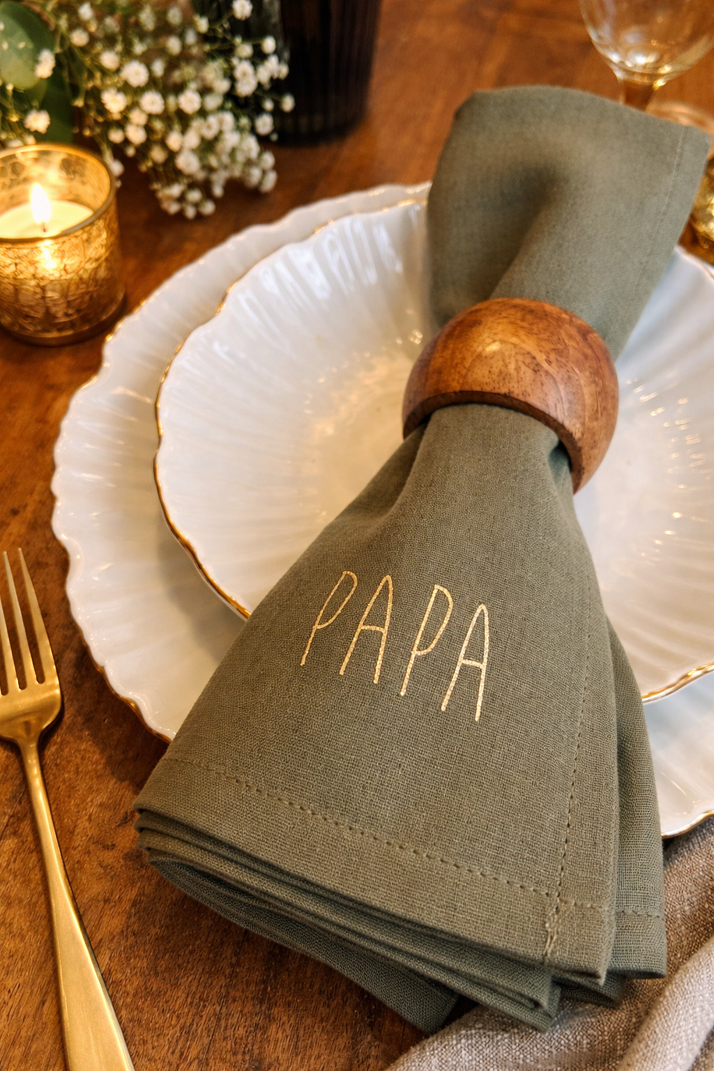 Serviette de table personnalisée