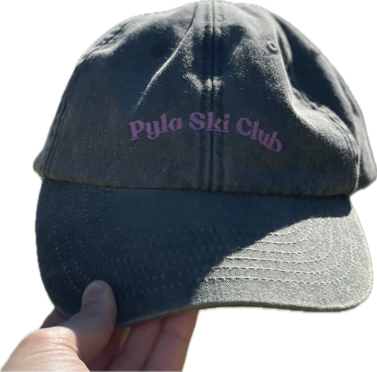 Casquette Pyla Ski Club / gris et violet