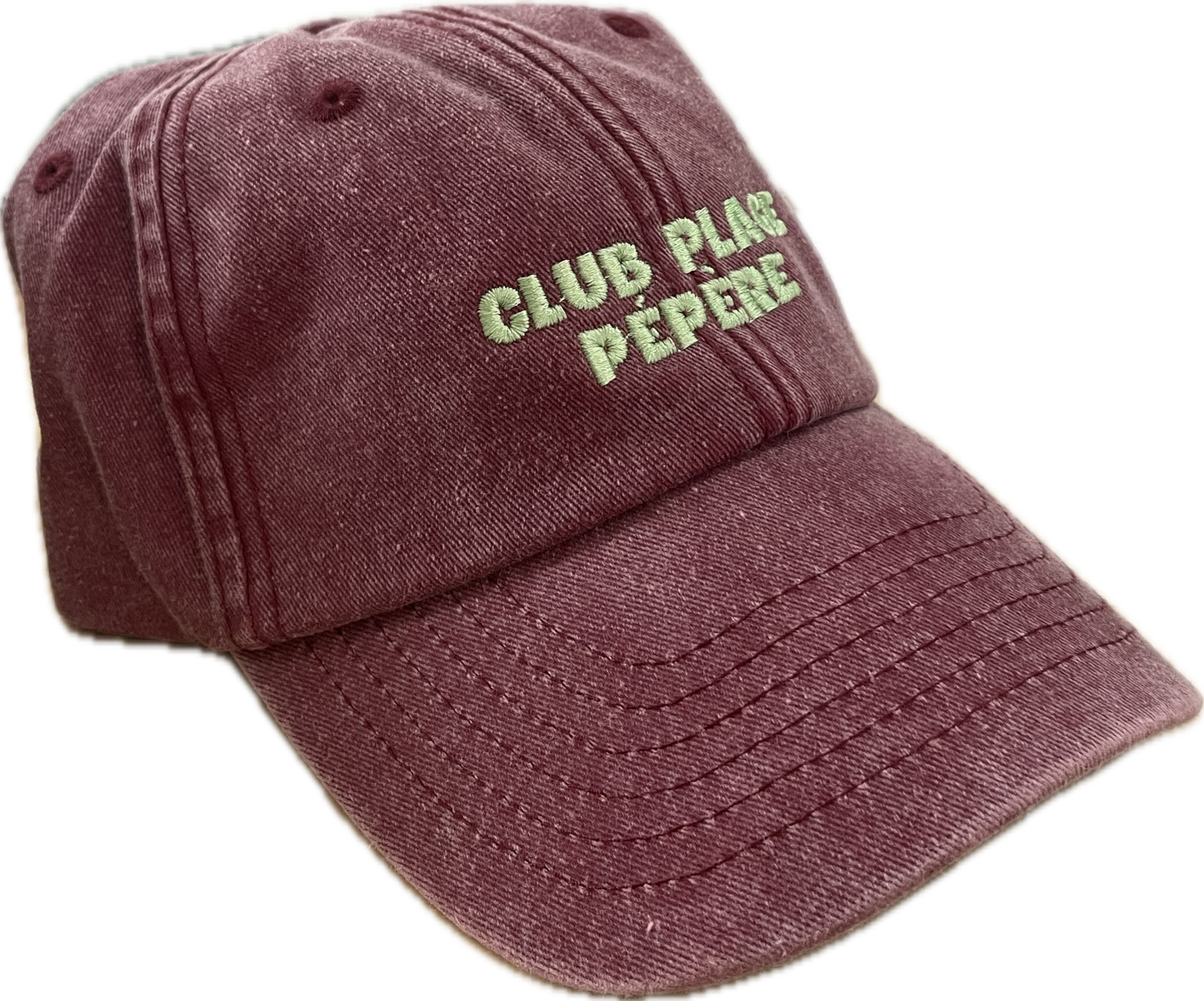 Casquette Club Plage Pépère / Violet et vert