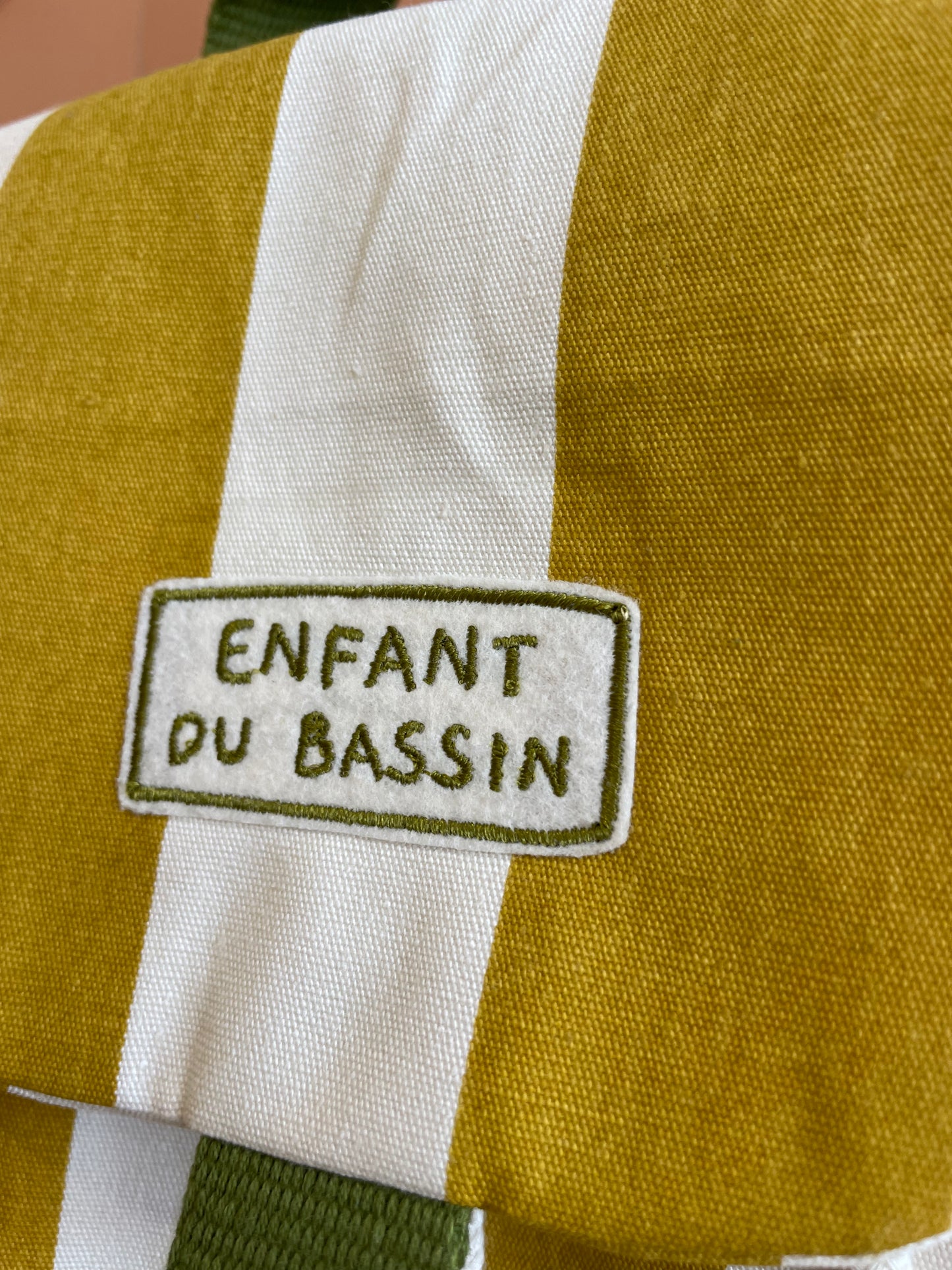 Petit sac à dos - jaune et vert
