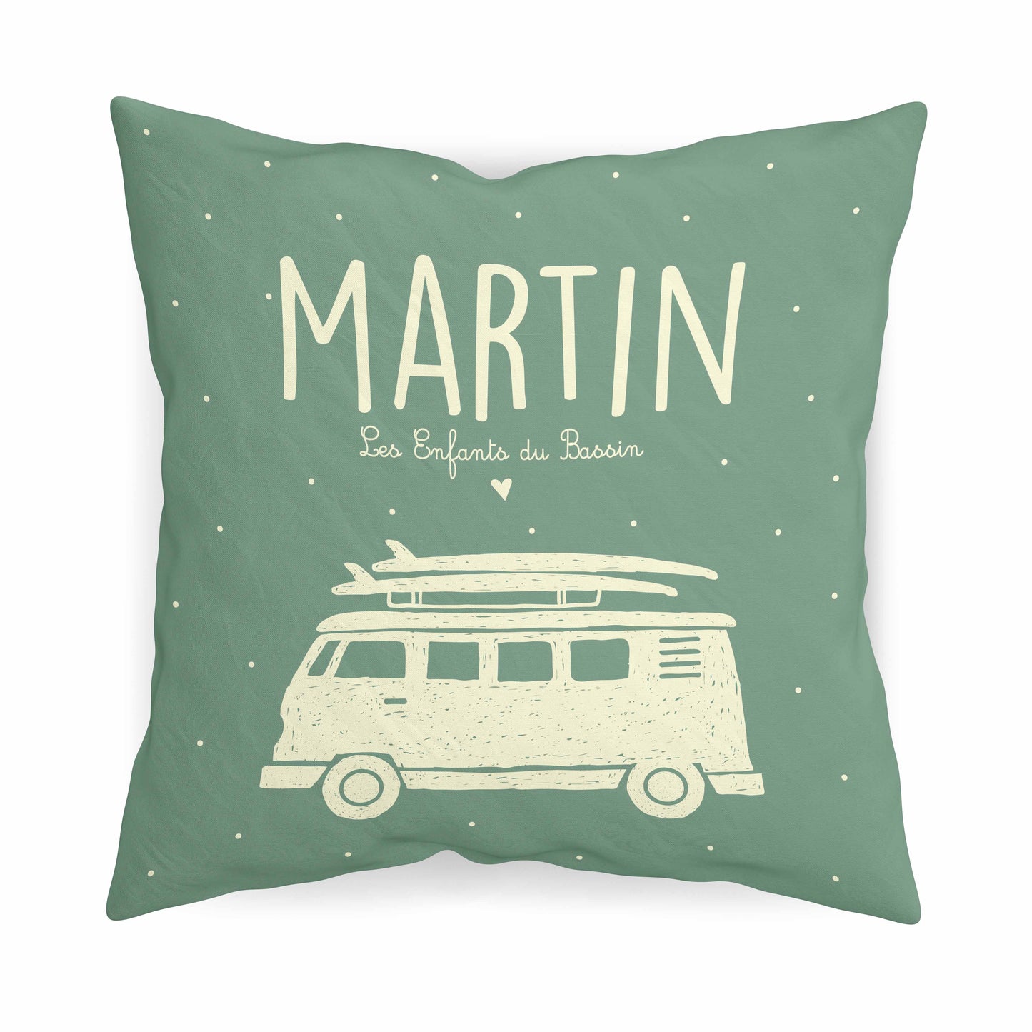 Coussin Personnalisable - Le Combi Menthe
