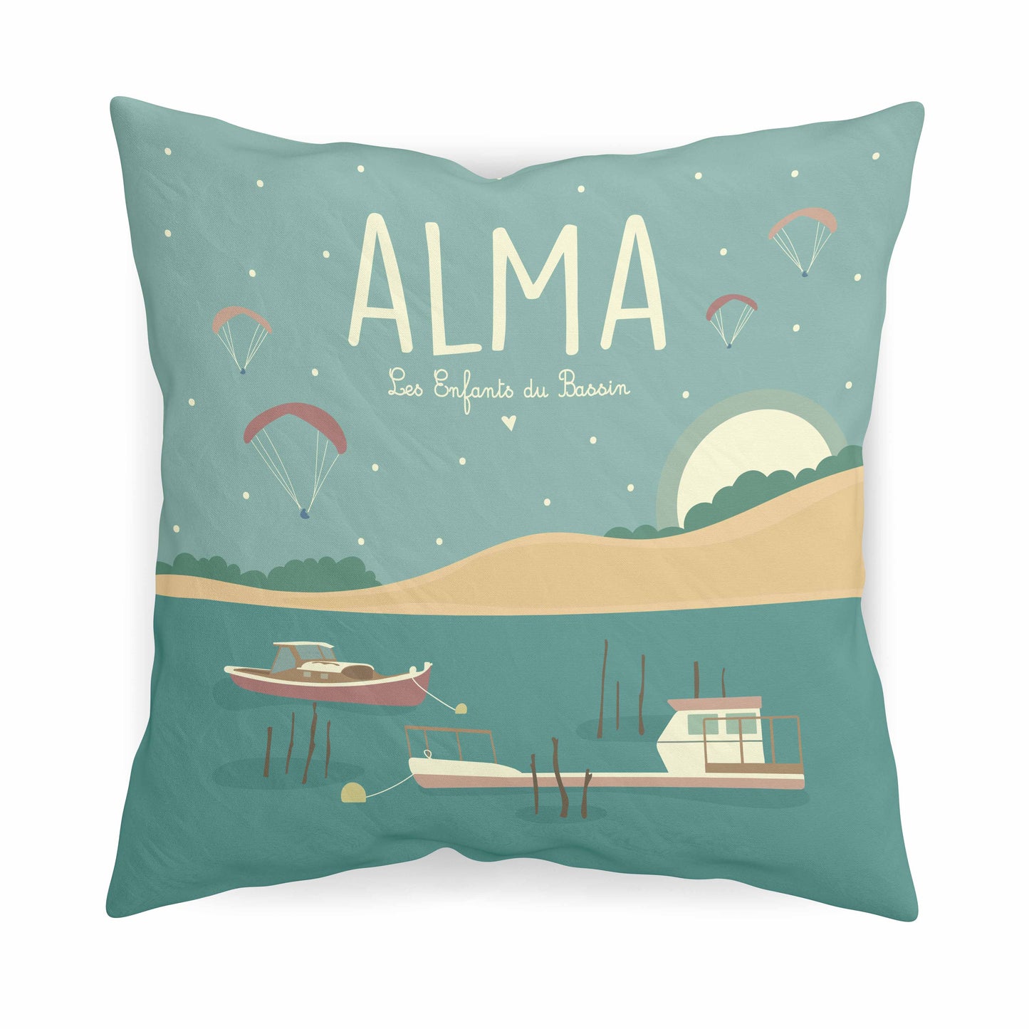 Coussin Personnalisable - La Dune rose