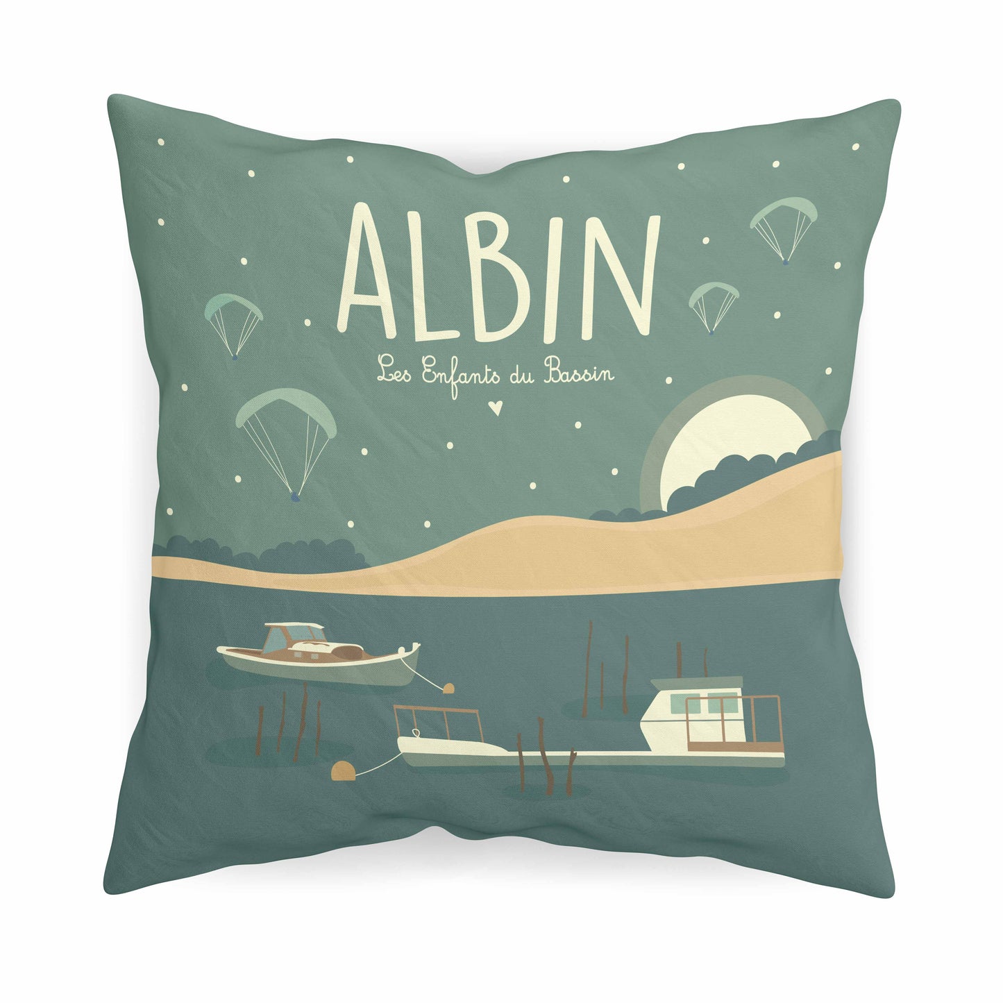 Coussin Personnalisable - La Dune verte