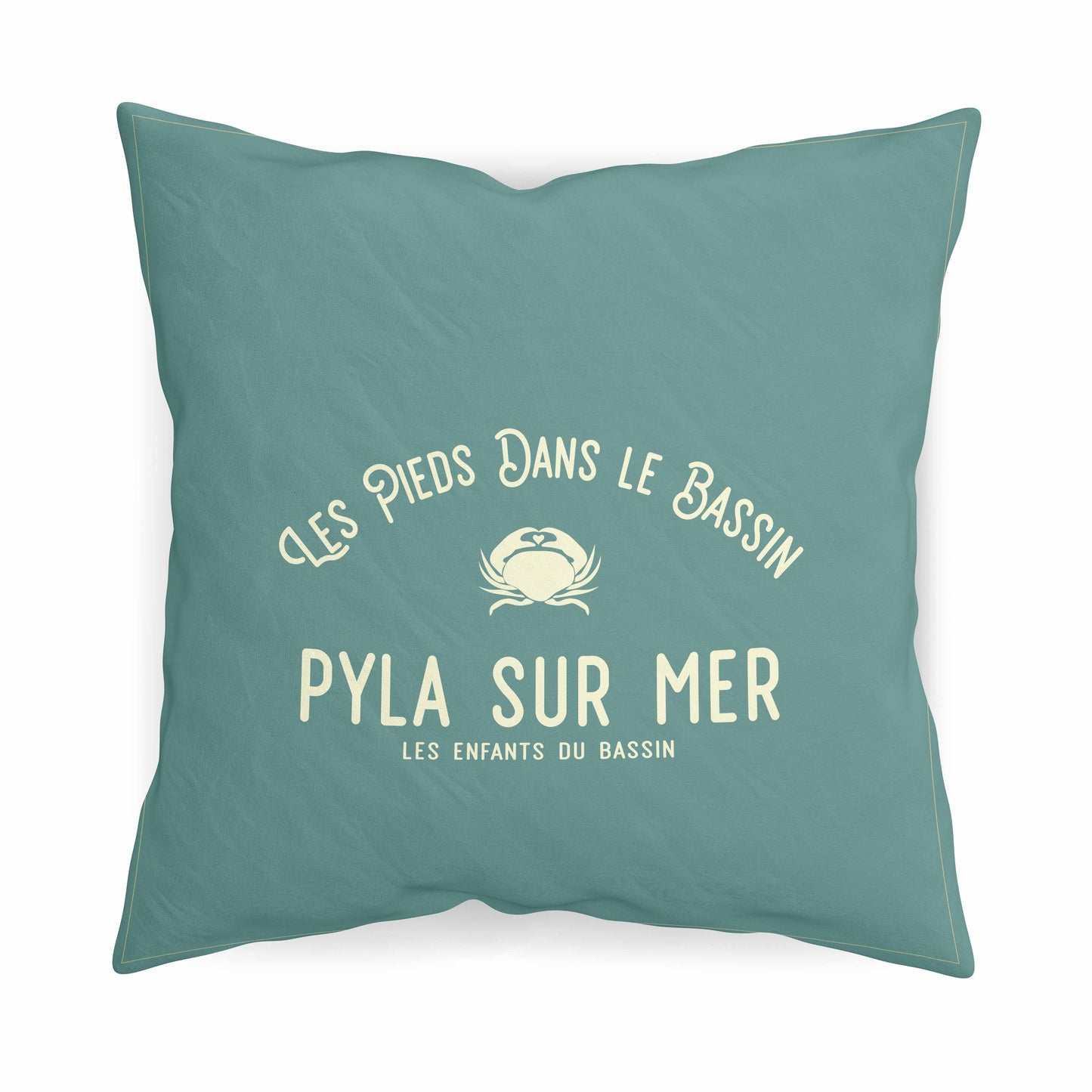 Coussin Personnalisable - Les pieds dans le Bassin Bleu