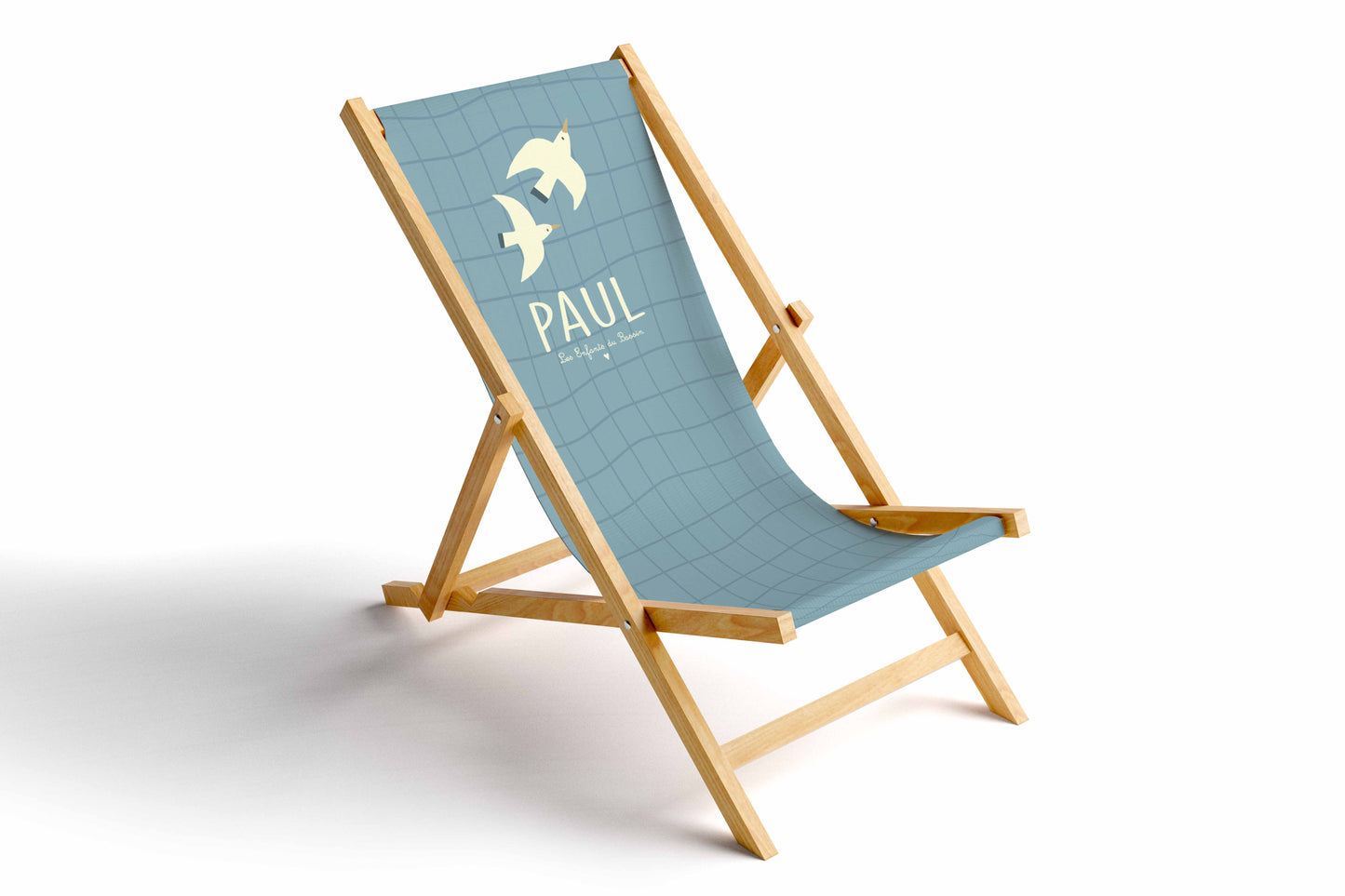 Transat Personnalisable Mouettes : Bleu