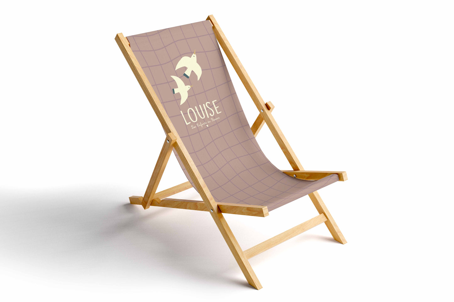 Transat Personnalisable Mouettes : Rose