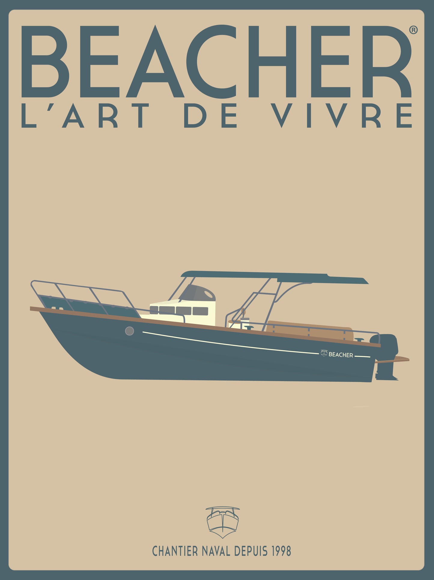 Collection Beacher : Vintage Bleu