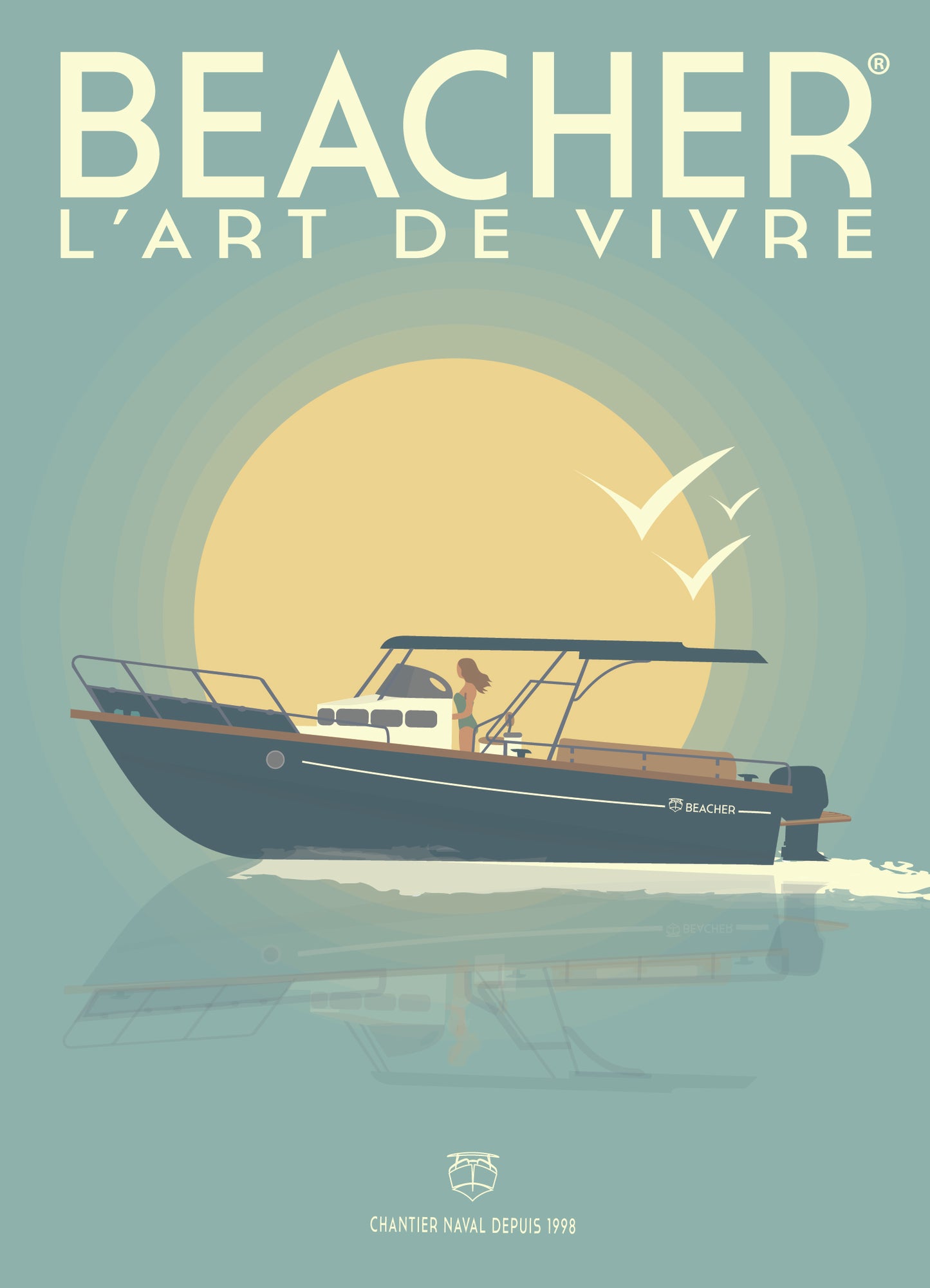 Collection Beacher : Soleil Bleu