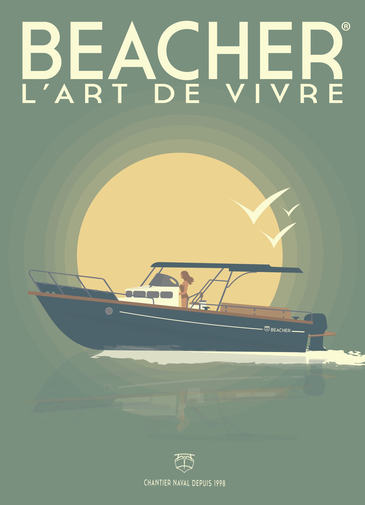 Collection Beacher : Soleil Vert