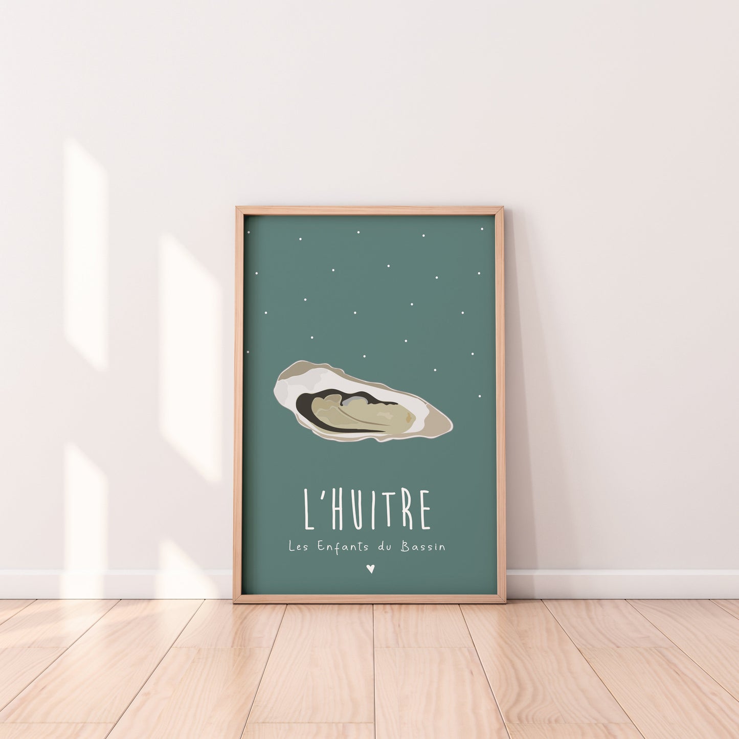 affiche huitre
