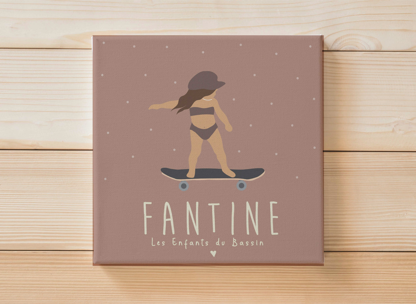 toile personnalisée enfant skate