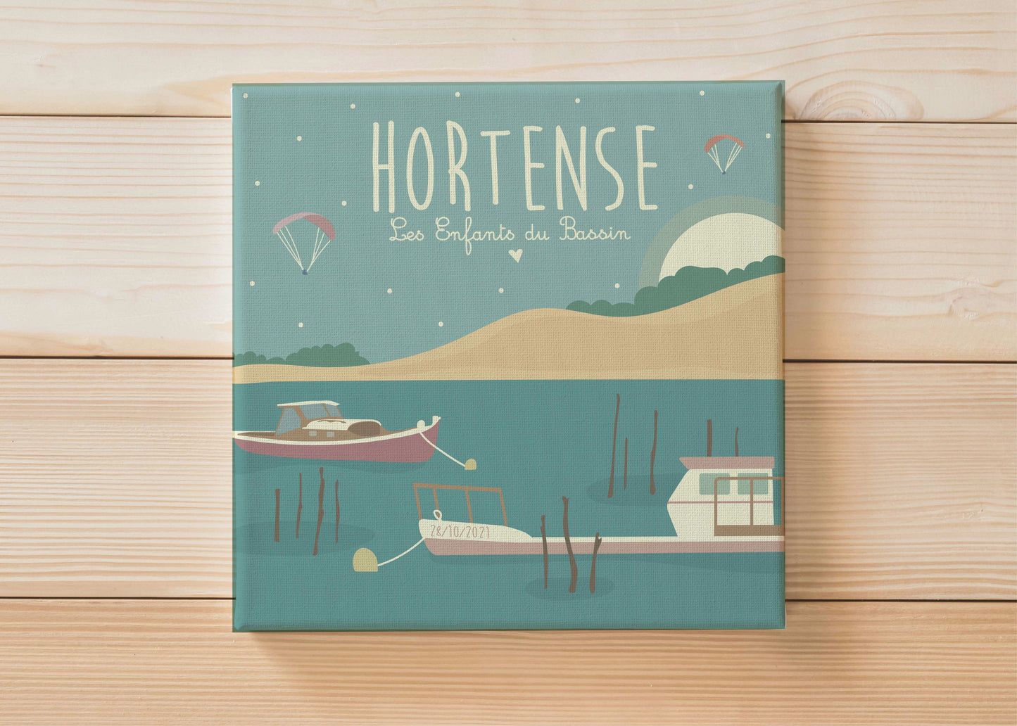 toile personnalisée pyla parapente