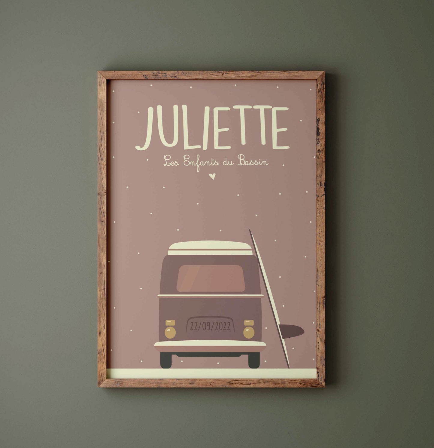 Balade en combi rose