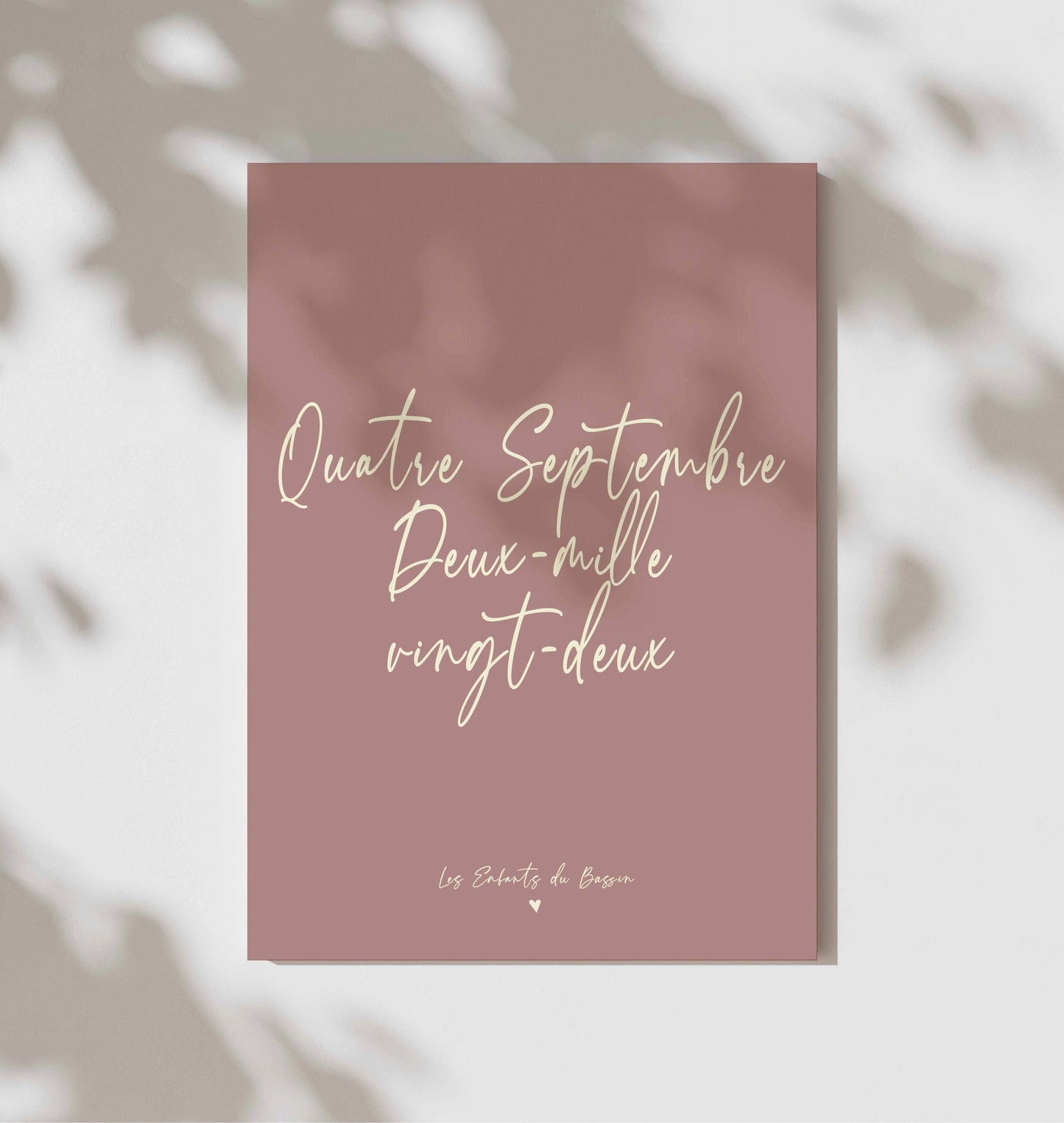 La Date vieux rose - Mariage - Naissance