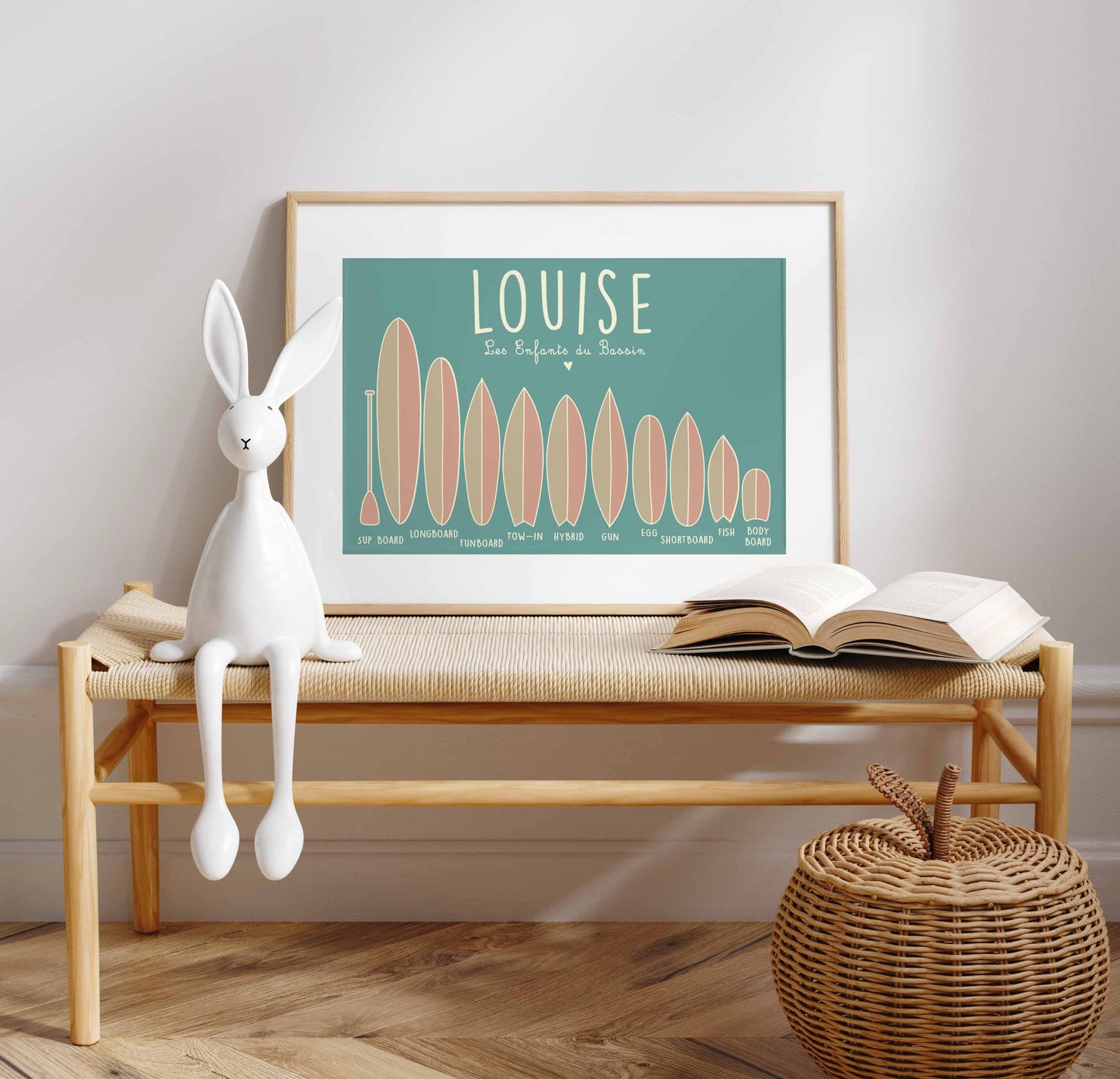 Louise et les planches de surf