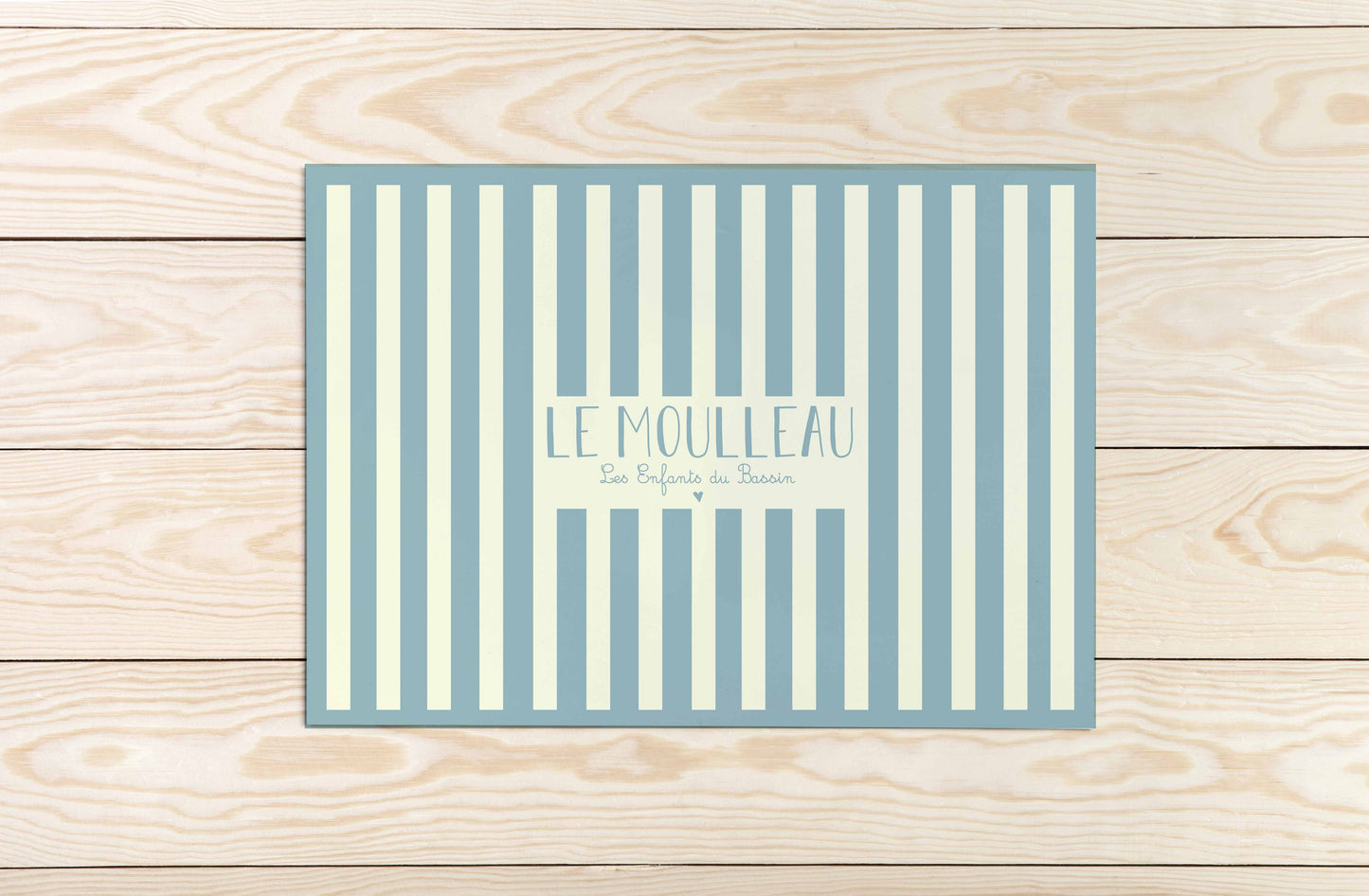 Le set de table rayé personnalisable (11 coloris)