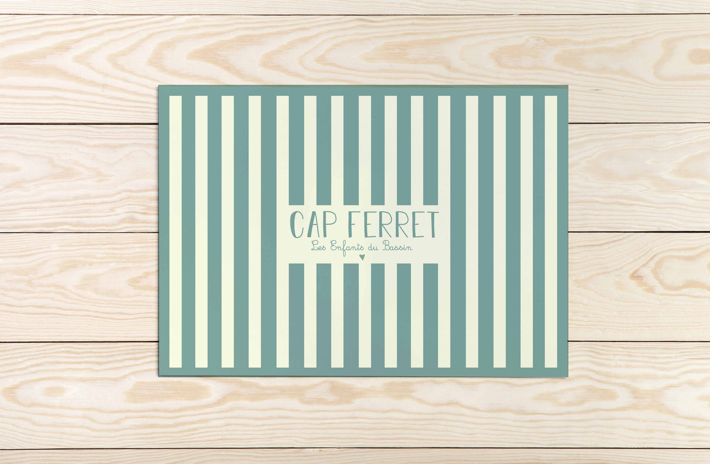 Le set de table rayé personnalisable (11 coloris)