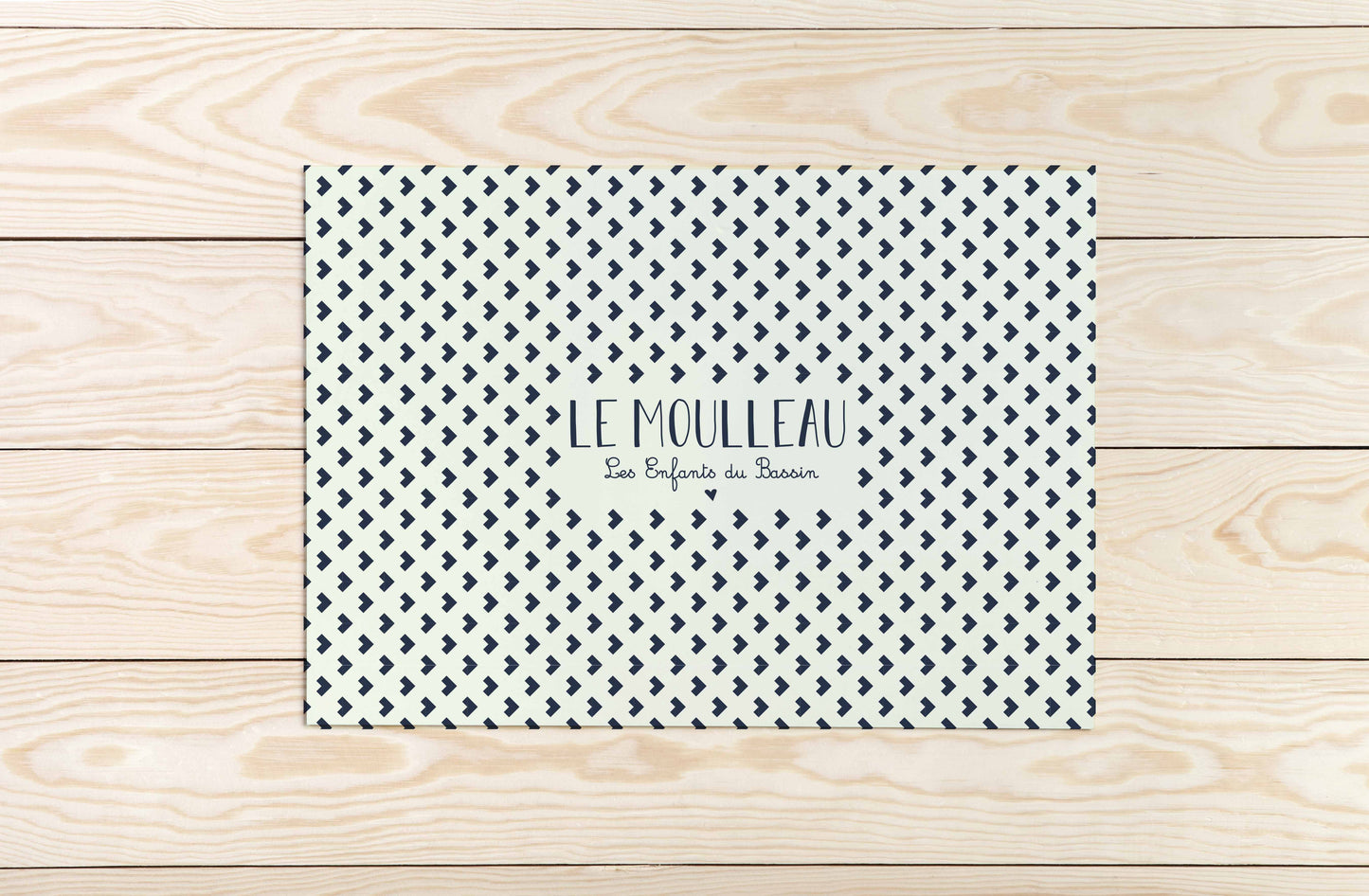Le set de table personnalisable - Petits coeurs