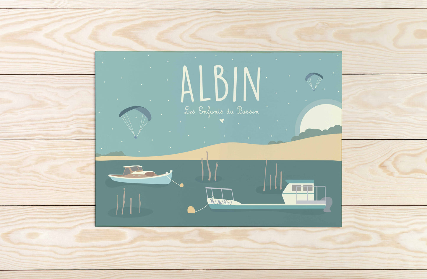 Le set de table "Le Bassin" personnalisable