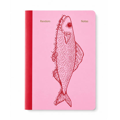 Carnet A5 Poissons rose