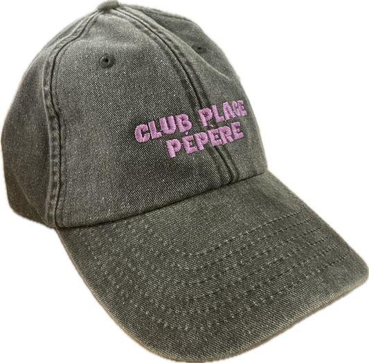 Casquette Club Plage Pépère / Gris et violet