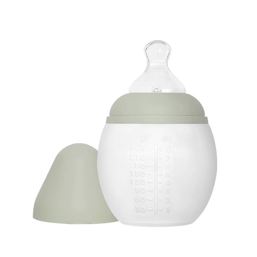 Biberon en silicone 240 ml Sauge
