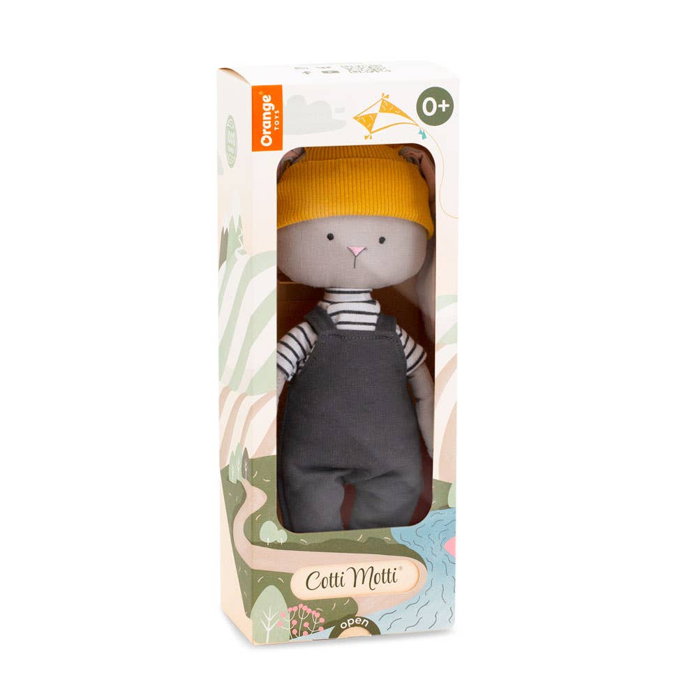 Peluche Timmy le lapin en coton (30 cm)