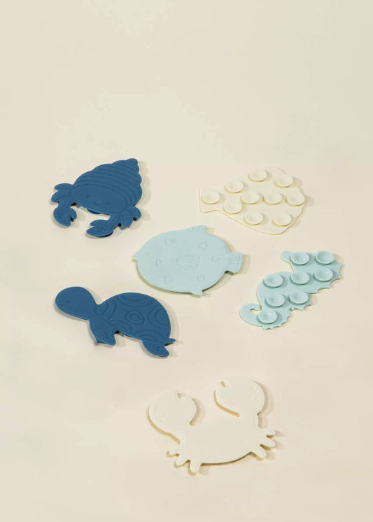 Ensemble de 6 jouets à ventouse pour le bain