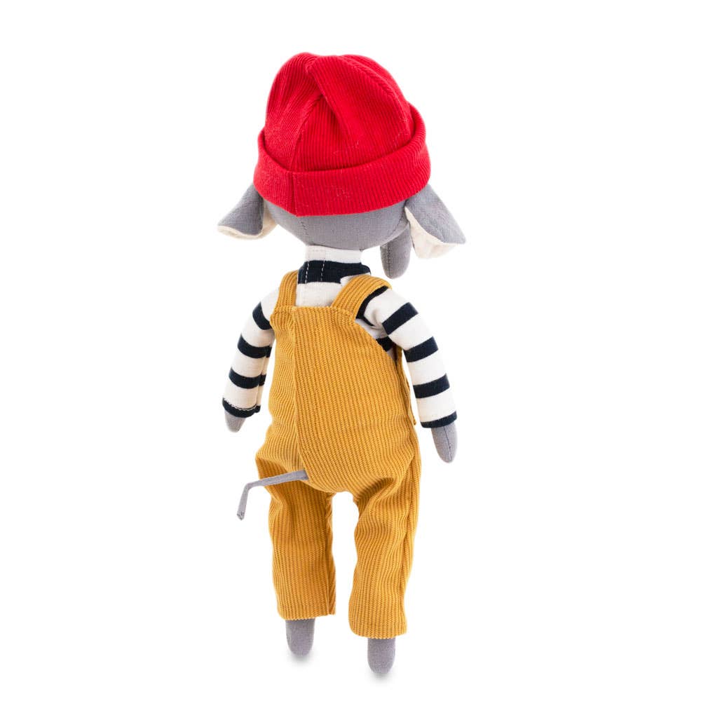 Peluche Alicio l'éléphant en coton (29 cm)