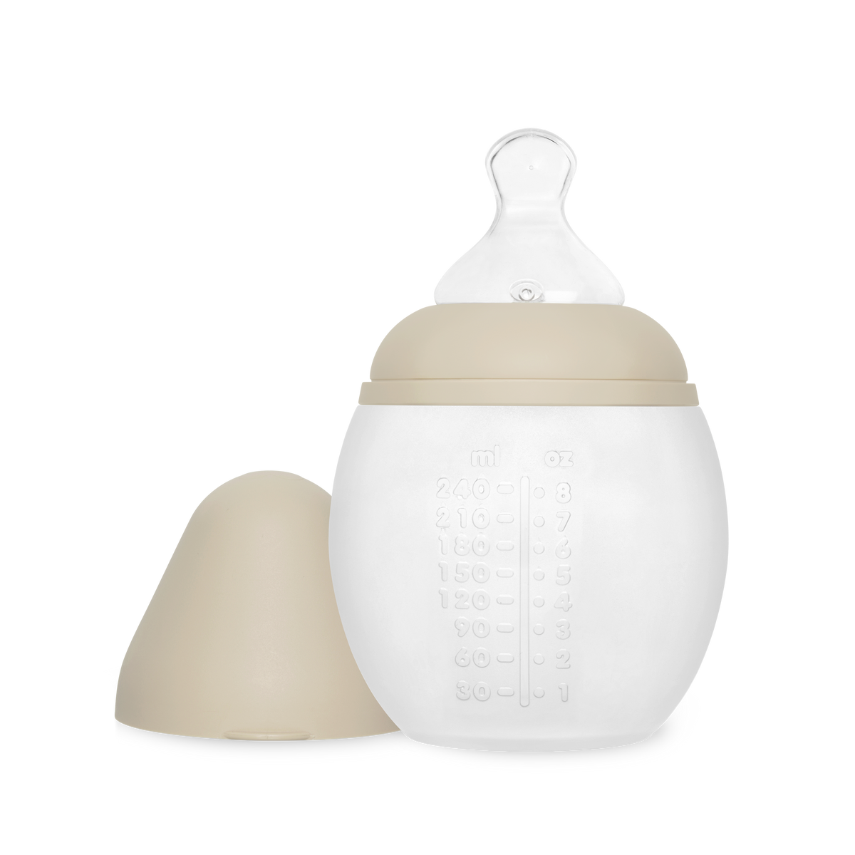 Biberon en silicone 240 ml Sauge