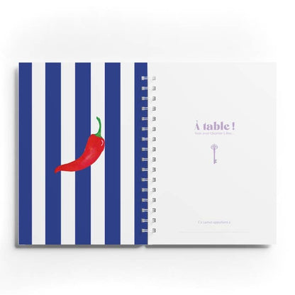 Carnet de recettes Piments