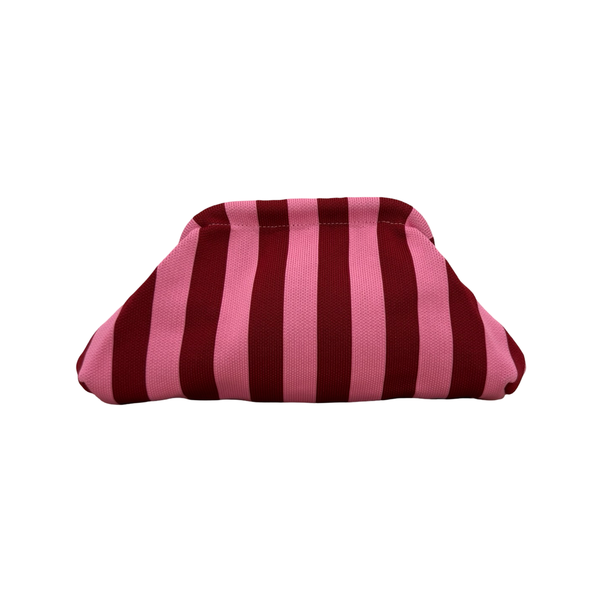Pochette rayée Simon rouge