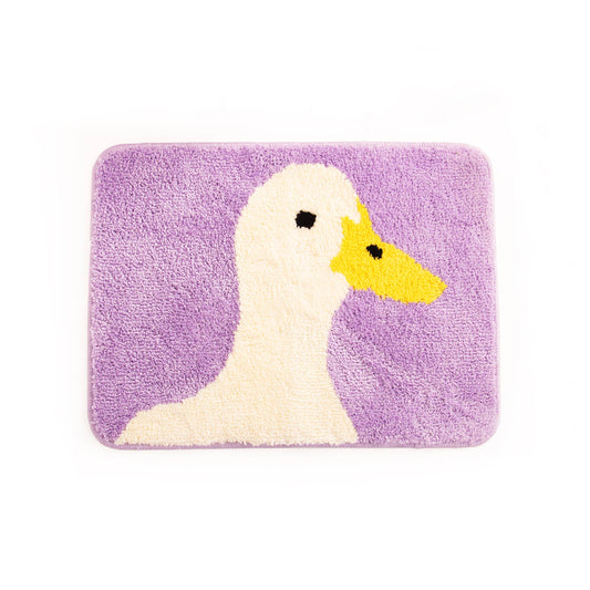 Tapis de bain Canard violet