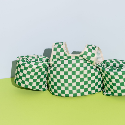 Bouée gilet enfant Carreaux verts (11-23 kg)