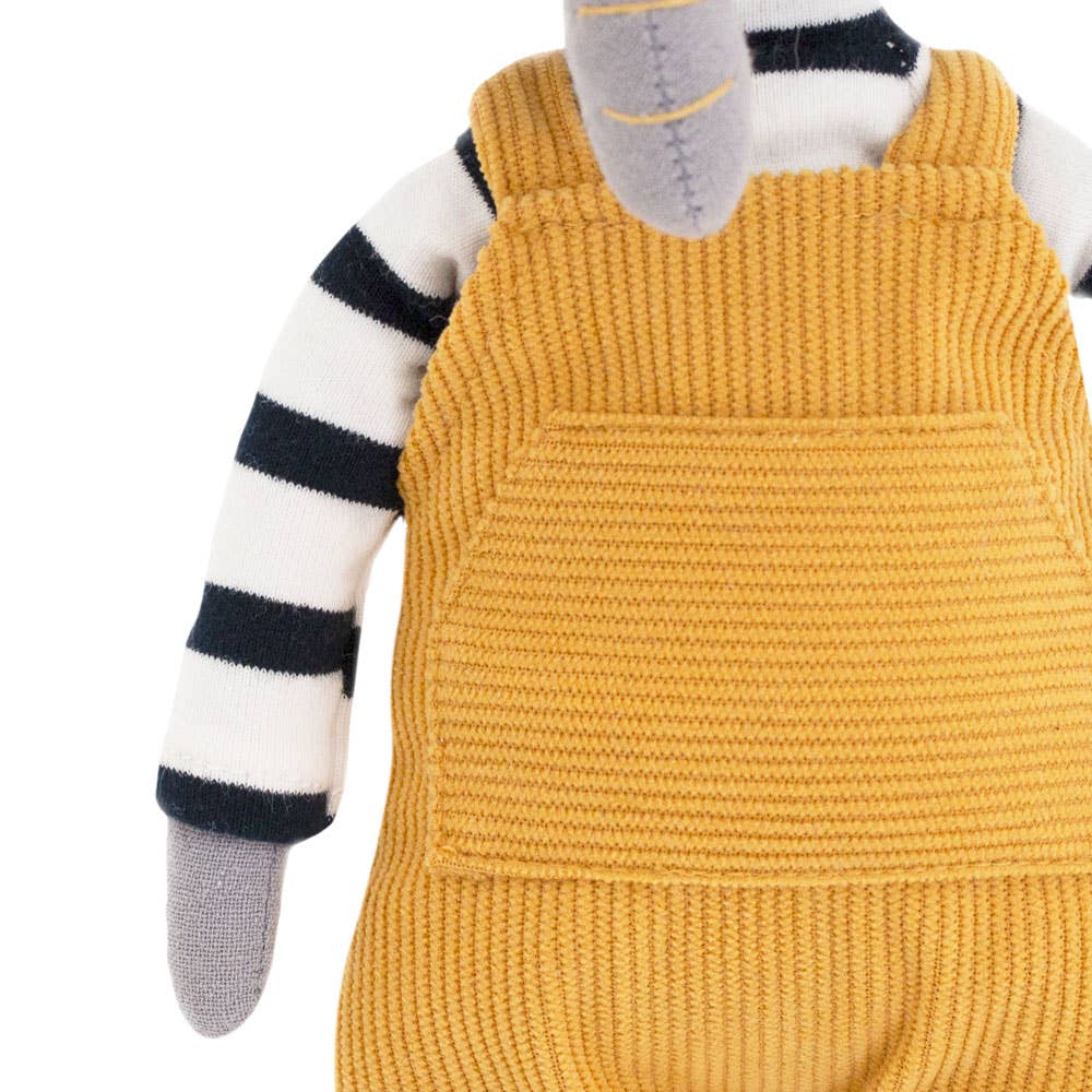 Peluche Alicio l'éléphant en coton (29 cm)