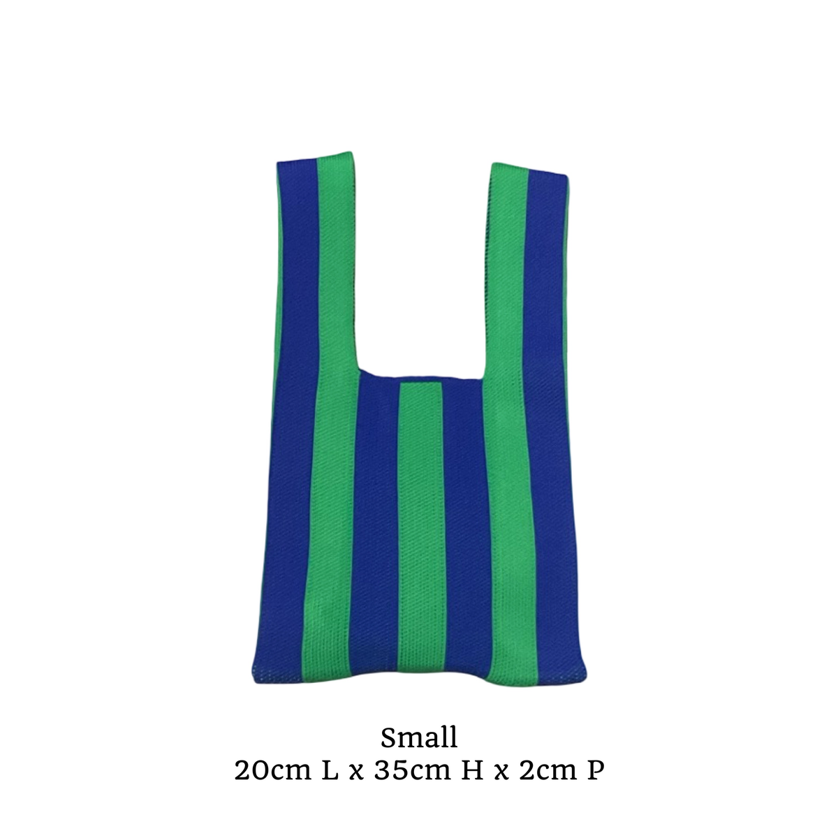 Sac rayé Summer taille S bleu