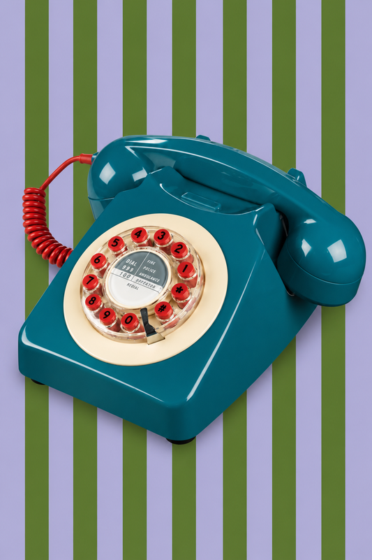 Téléphone Vintage Bleu
