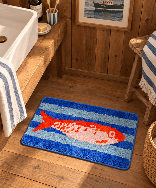 Tapis de SDB Poisson