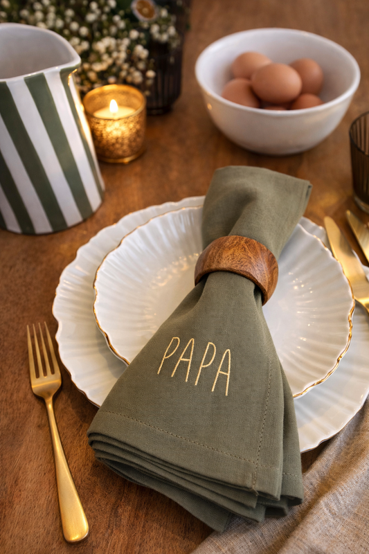Serviette de table personnalisée