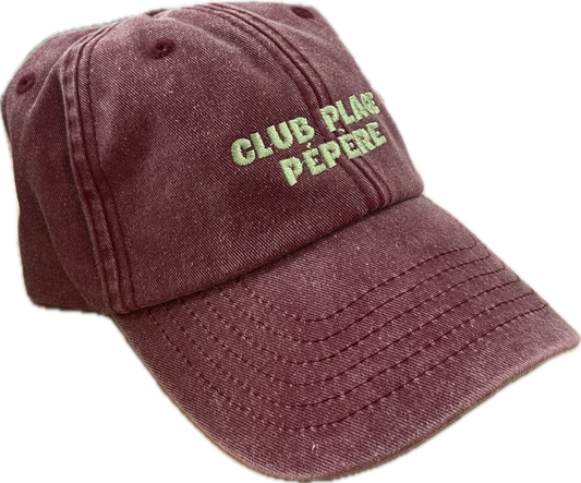 Casquette Club Plage Pépère / Violet et vert