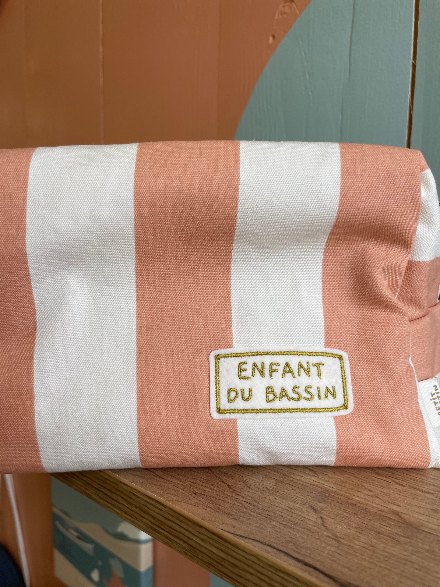 Trousse de toilette -  rose et jaune