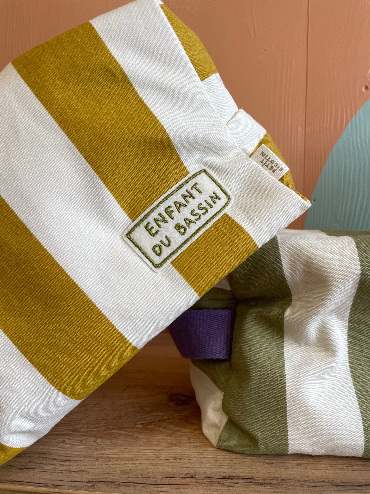 Trousse de toilette -  jaune et vert