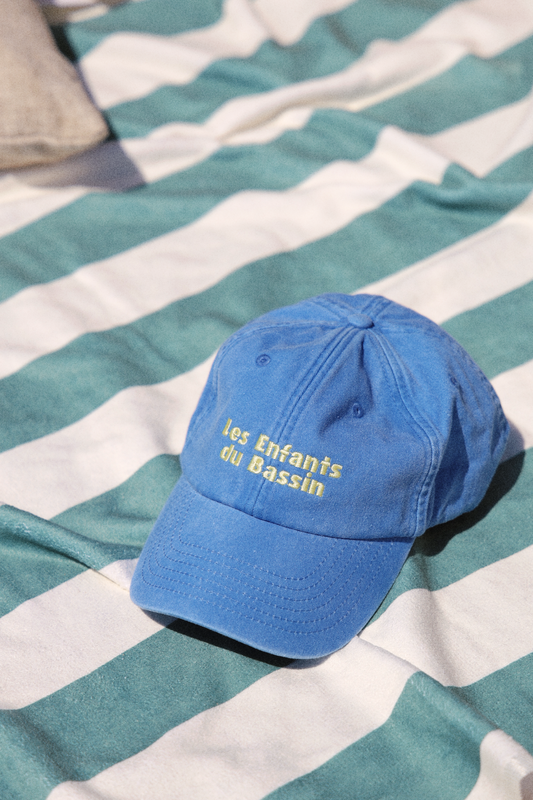 Casquette - Bleue broderie jaune