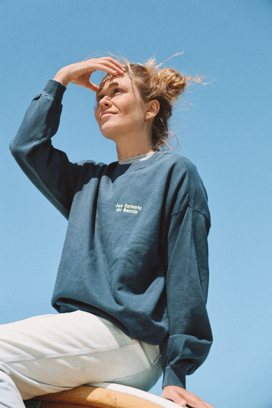 Le sweat LEDB bleu marine