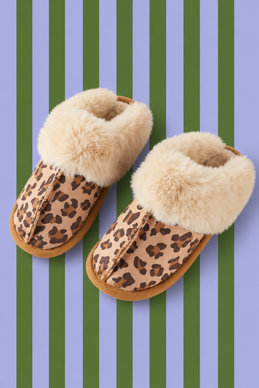 Chaussons léopard