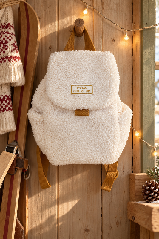 Petit sac à dos - Pyla Ski Club violet (écru)