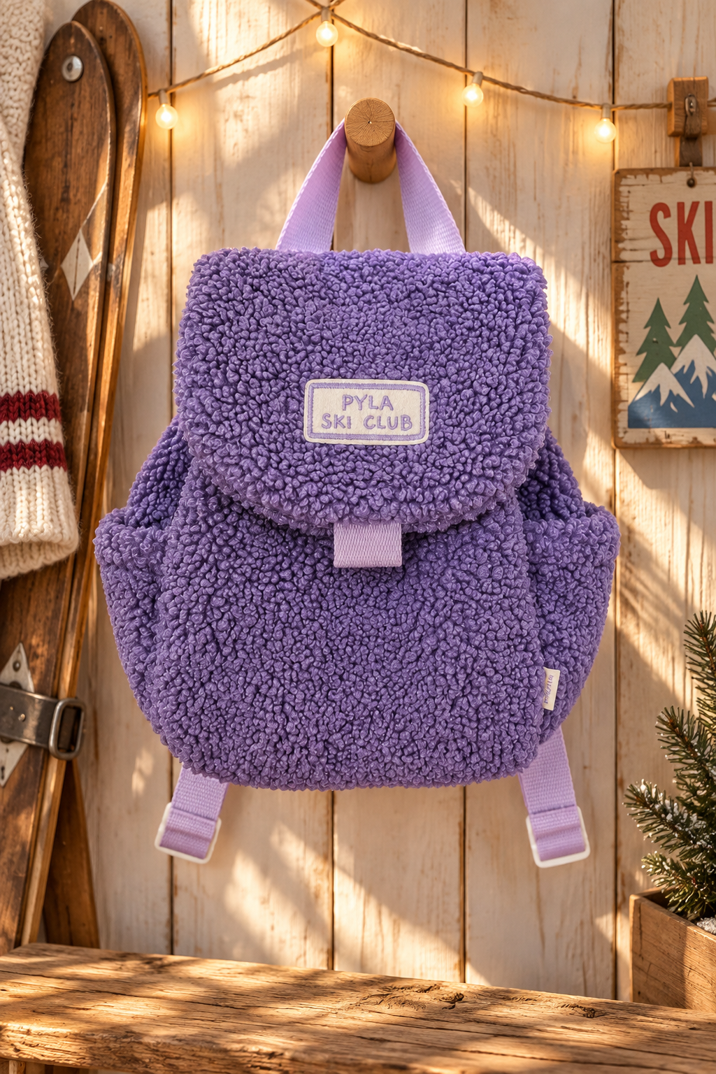 Petit sac à dos - Pyla Ski Club violet