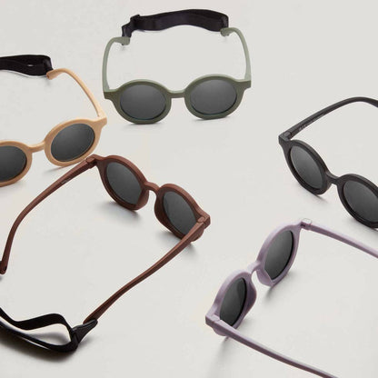 Lunettes de soleil souples BabyMocs Marron (18 mois-8 ans)