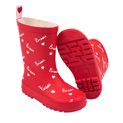 Bottes de pluie Bisous - Mathilde Cabanas